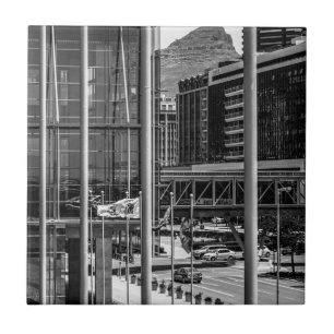Cape Town Cityscape Lion's Head South Africa Tile