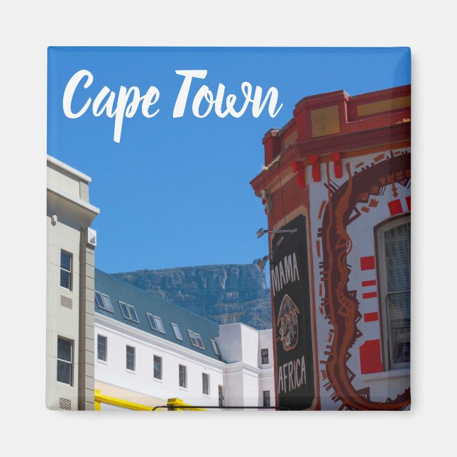 Cape Town Cityscape Long Street South Africa Magnet (Front)