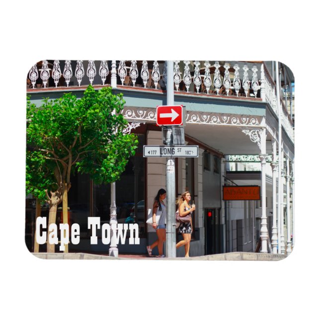 Cape Town Cityscape Long Street South Africa Magnet (Horizontal)
