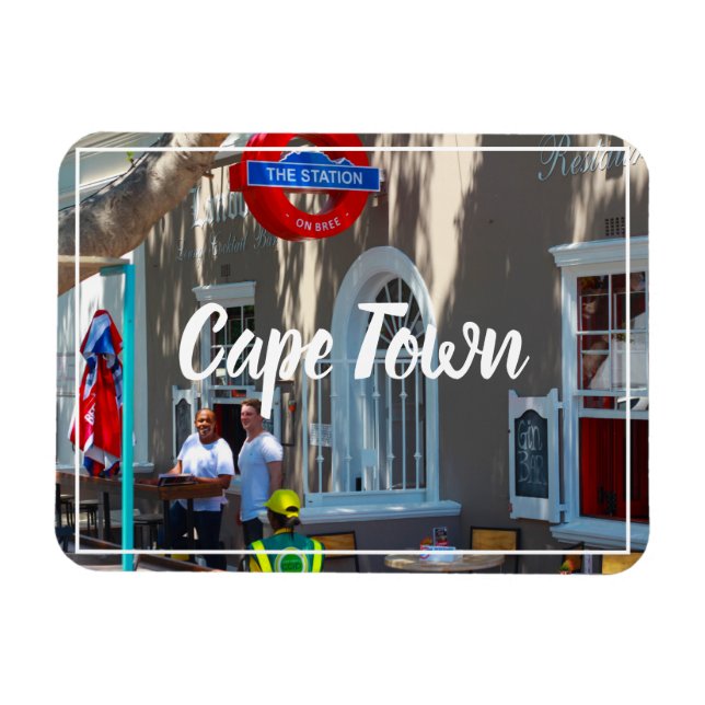 Cape Town Cityscape Street South Africa Magnet (Horizontal)