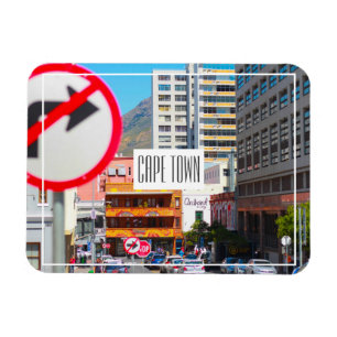 Cape Town Cityscape Street South Africa Magnet