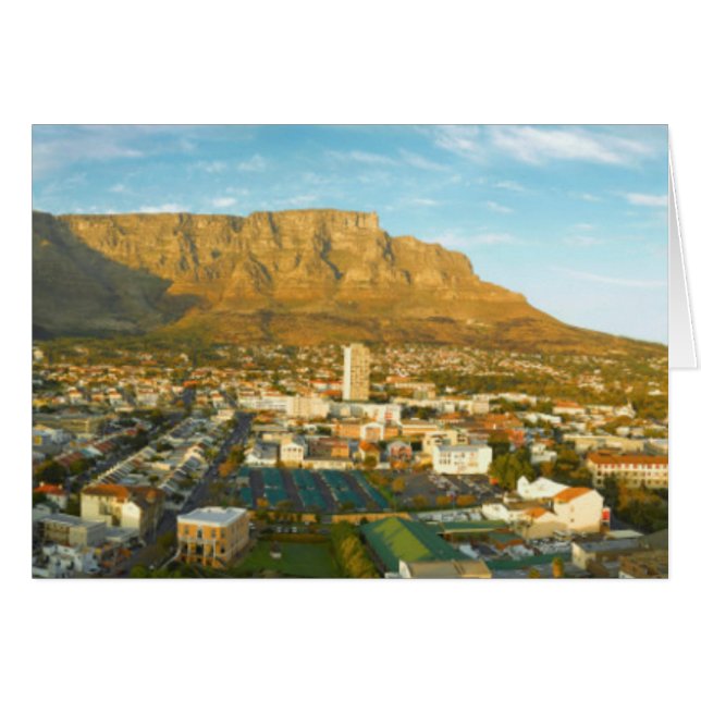 Cape Town Cityscape With Table Mountain (Front Horizontal)