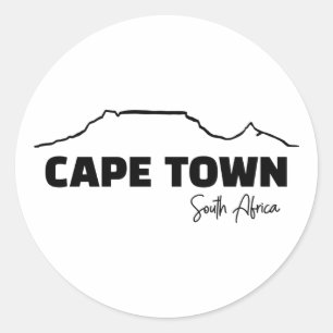 Cape Town Classic Round Sticker
