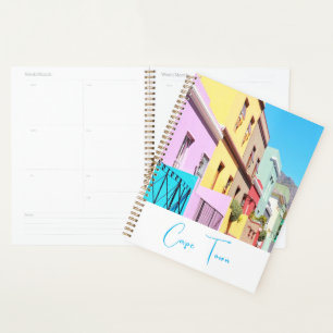 Cape Town Colourful Houses Bo Kaap Street Planner
