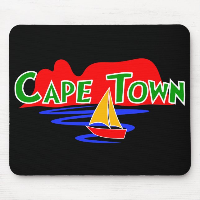 Cape Town Colourful South African Mouse Pads (Front)