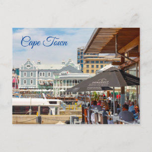 Cape Town Harbour Marina Waterfront Cityscape Postcard