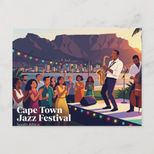 Cape Town International Jazz Festival South Africa Postcard