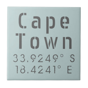 Cape Town Latitude Longitude Tile