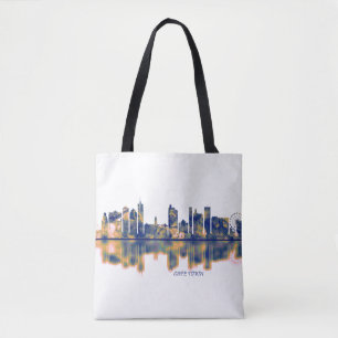 Cape Town Skyline Tote Bag