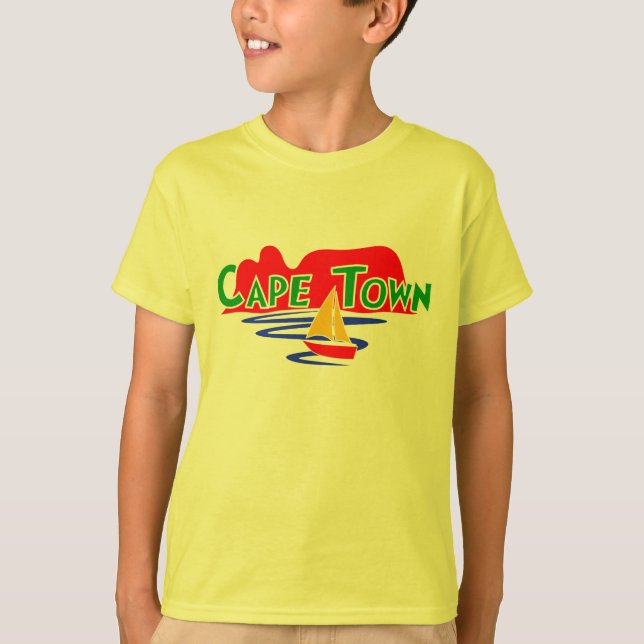 Cape Town South Africa Boys or Kids T-Shirts (Front)