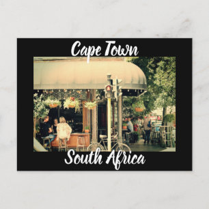 Cape Town South Africa Cityscape Street View Postcard