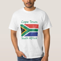 Cape Town South Africa Flag T-Shirt