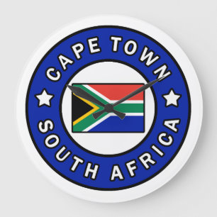 Cape Town South Africa Large Clock