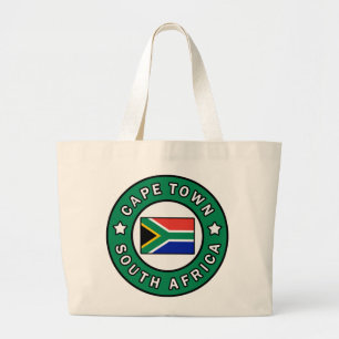Cape Town South Africa Large Tote Bag
