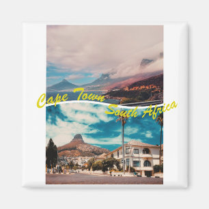Cape Town South Africa Lion's Head Collage Magnet
