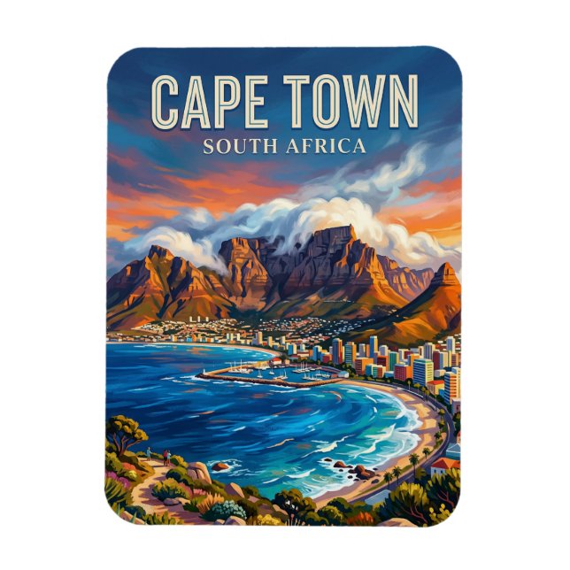 Cape Town South Africa Magnet (Vertical)