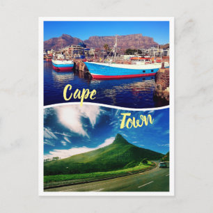 Cape Town South Africa Marina Lion's Head Postcard