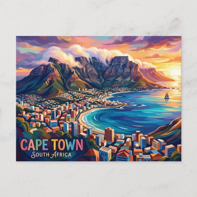 Cape Town South Africa Postcard (Front)
