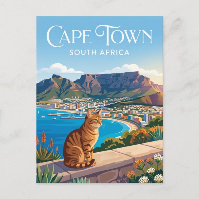 Cape Town South Africa Postcard (Front)