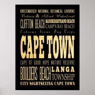 Cape Town, South Africa Poster