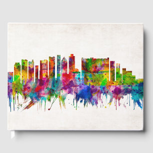 Cape Town South Africa Skyline Guest Book