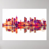 Cape Town South Africa Skyline