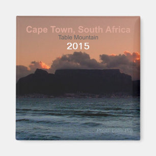 Cape Town South Africa Souvenir Magnet Change Year