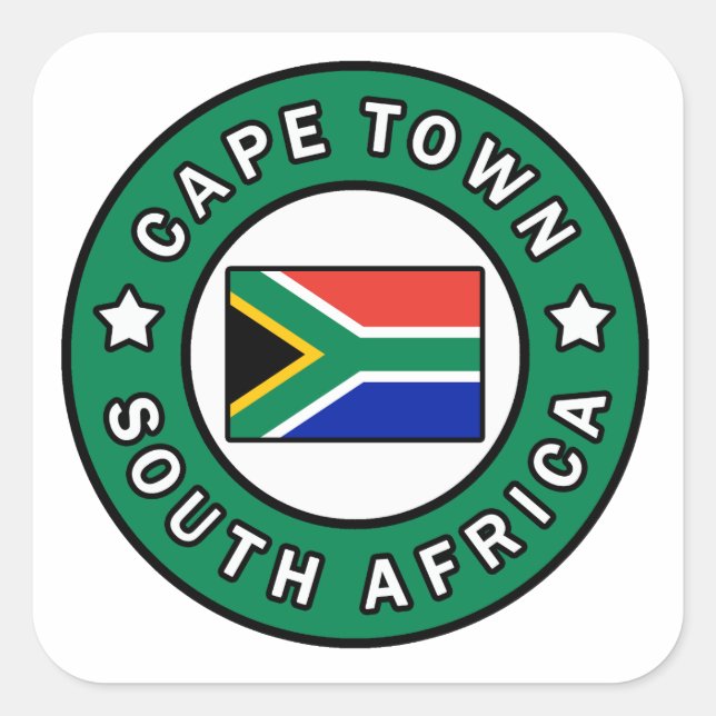 Cape Town South Africa Square Sticker (Front)
