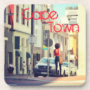 Cape Town South Africa Street View Cityscape Coaster