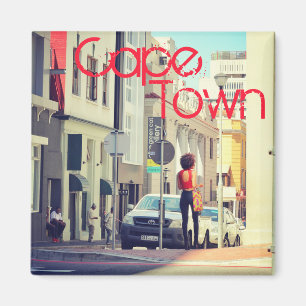 Cape Town South Africa Street View Cityscape Magnet