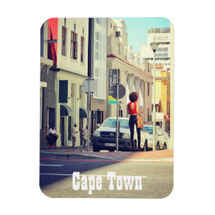 Cape Town South Africa Street View Cityscape Magnet