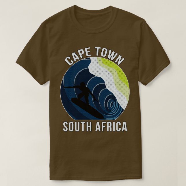 Cape Town South Africa T-Shirt (Design Front)