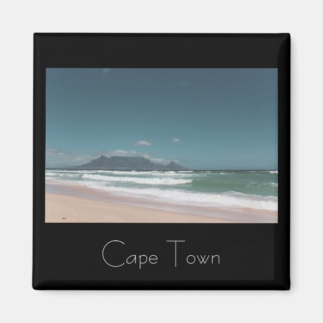 Cape Town South Africa Table Mountain Magnet (Front)