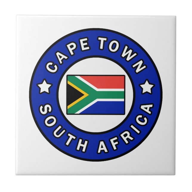 Cape Town South Africa Tile (Front)