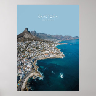 Cape Town, South Africa Travel Artwork Poster