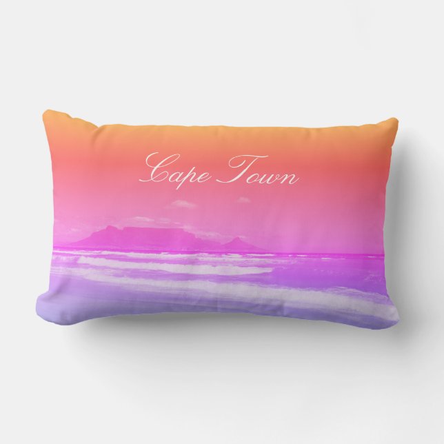 Cape Town Table Mountain Cushion Pillow (Front)