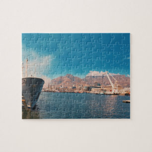Cape Town Table Mountain Harbour Jigsaw Puzzle