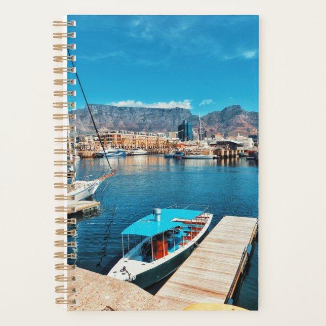 Cape Town Table Mountain Harbour South Africa Planner (Front)