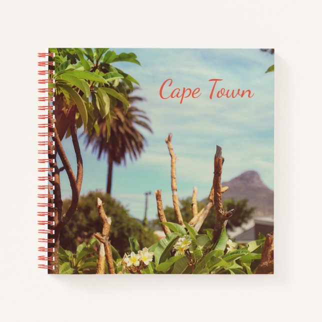 Cape Town Table Mountain Lion's Head Notebook (Front)