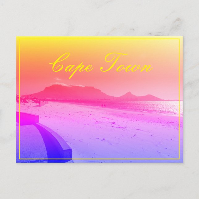 Cape Town Table Mountain Postcard Card (Front)