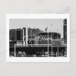 Cape Town Table Mountain Signal Hill Cityscape Postcard