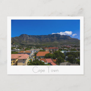 Cape Town Table Mountain South Africa Postcard