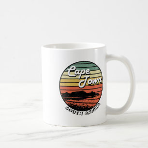 Cape Town Table Mountain South Africa Vintage Coffee Mug