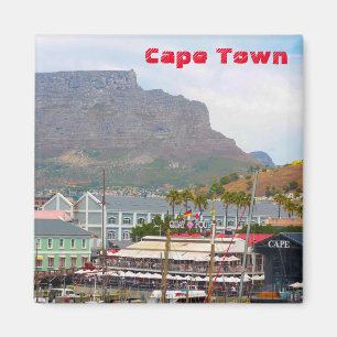 Cape Town Table Mountain Waterfront Cityscape Magnet