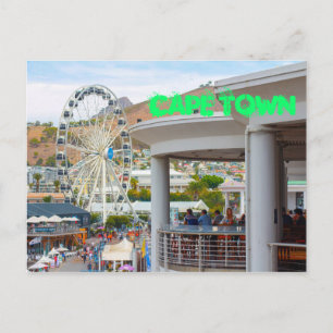 Cape Town Table Mountain Waterfront Cityscape Postcard