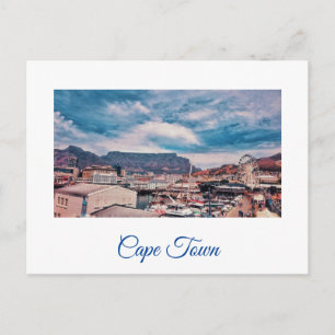 Cape Town Table Mountain Waterfront Cityscape Postcard