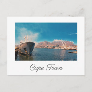 Cape Town Table Mountain Waterfront Harbour Postcard