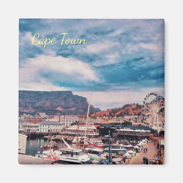Cape Town Table Mountain ZA Landscape Magnet (Front)