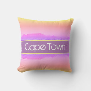 Cape Town Table Mountain ZA South Africa Cushion