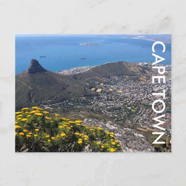 cape town view postcard (Front)